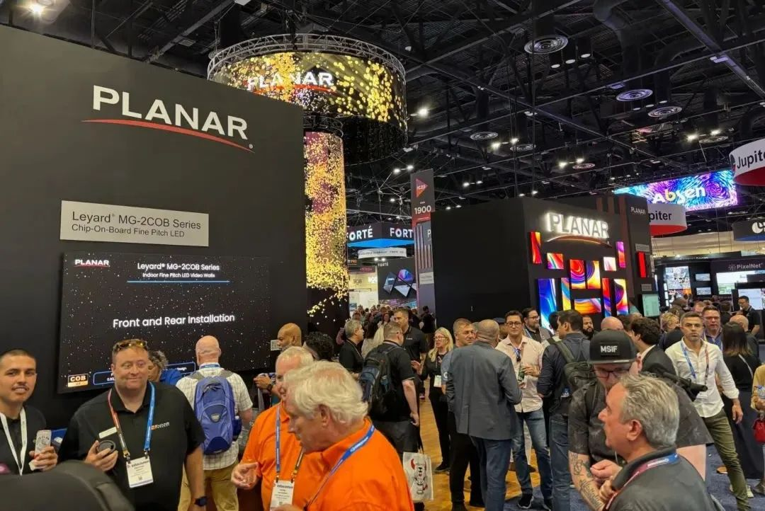 太阳成tyc7111cc官网Planar震撼亮相美国InfoComm 2025，高端显示矩阵引领视听新纪元